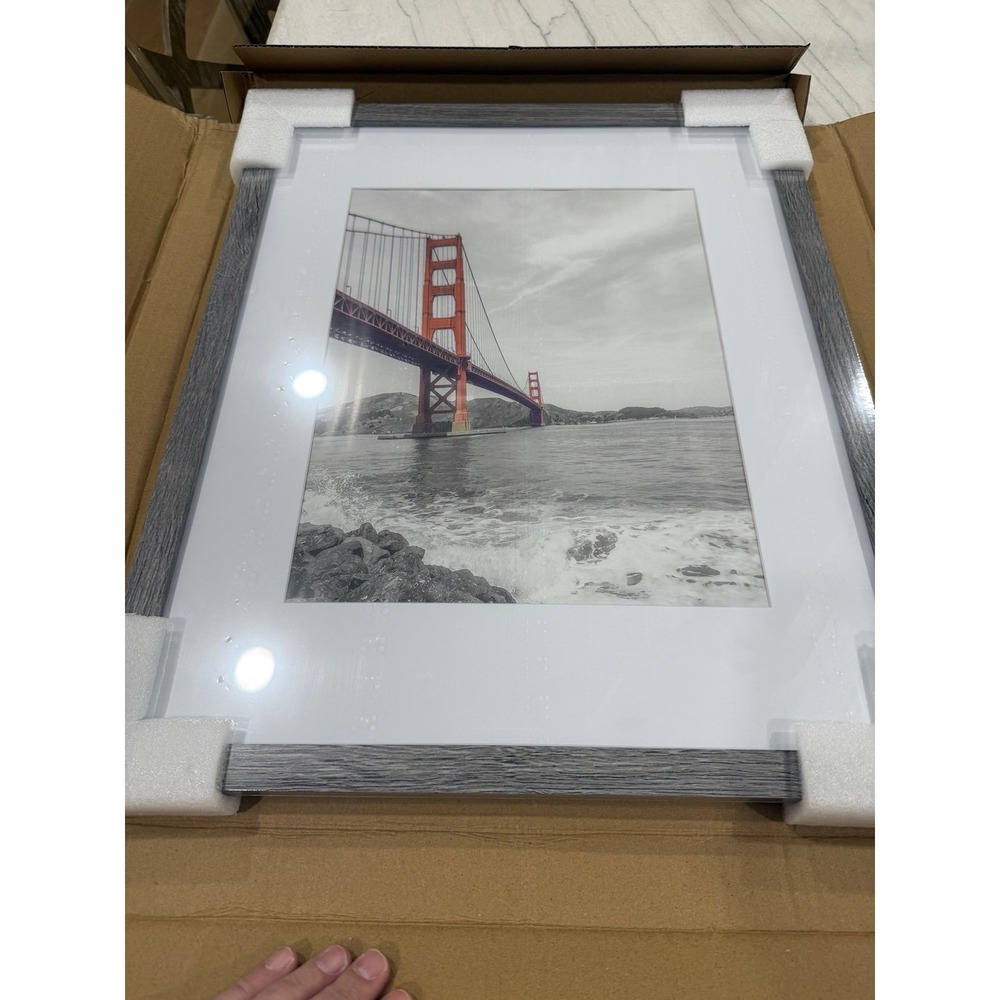 Golden State Art, 16X20 Picture Frame with Mat for 11X14 - Picture 5 of 5